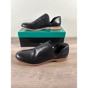 Chocolat Blu Iggy Black Leather Slip On Bootie Women’s Size 41 EUC US 10 EUC‎